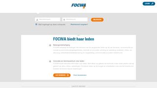 
                            11. FOCWA: Inloggen voor leden