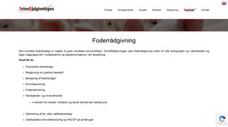 
                            9. Foderrådgivning - SvineRådgivningen