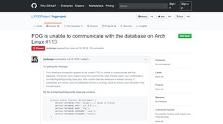 
                            7. FOG is unable to communicate with the database on Arch ...