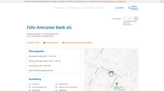 
                            5. Föhr-Amrumer Bank eG,Boldixumer Straße 21 - Volksbank ...