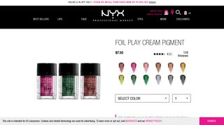 
                            10. Foil Play Cream Pigment | NYX Professional Makeup