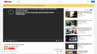 
                            8. Foldio360 - DSLR camera mode - YouTube