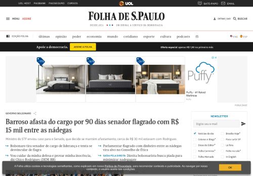 
                            12. Folha de S.Paulo: Notícias, Imagens, Vídeos e Entrevistas