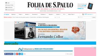 
                            5. Folhainvest no mercado financeiro: Ao vivo | Folha