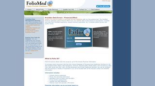 
                            9. FolioMed - Folio IS Online Login Page