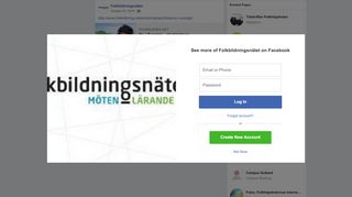 
                            12. Folkbildningsnätet - Facebook