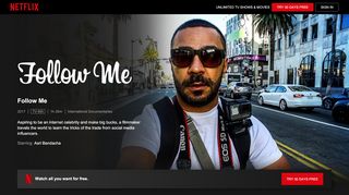 
                            5. Follow Me | Netflix