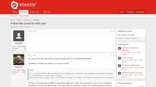 
                            12. Follow Me portal for end user | Elastix