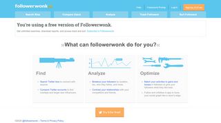 
                            3. Followerwonk: Tools for Twitter Analytics, Bio Search and More - Moz