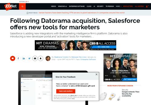 
                            13. Following Datorama acquisition, Salesforce offers new tools for ...