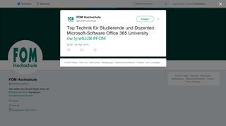 
                            11. FOM Hochschule on Twitter: 