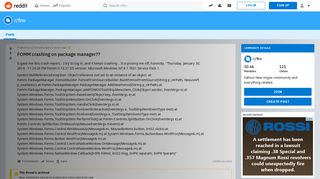 
                            2. FOMM crashing on package manager?? : fnv - Reddit