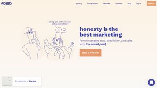 
                            7. Fomo | Social Proof Marketing Platform