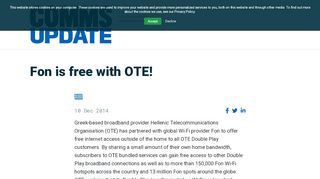 
                            12. Fon is free with OTE! - TeleGeography