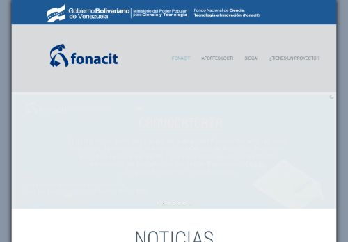 
                            2. Fonacit – Portal Web