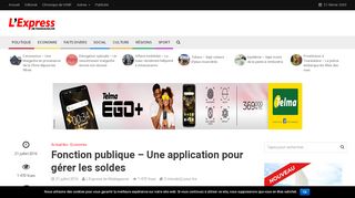 
                            9. Fonction publique - Une application pour gérer les soldes