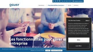 
                            2. Fonctionnalités de gestion d'entreprise de services à la ... - Ogust