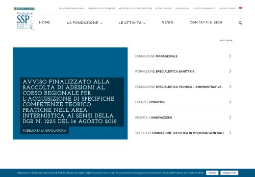 
                            2. Fondazione SSP - Fondazione Scuola Di Sanità Pubblica