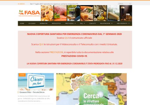 
                            2. Fondo Fasa • Fondo Assistenza Sanitaria Alimentaristi