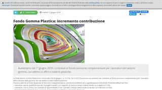 
                            12. Fondo Gomma Plastica: incremento contribuzione - Tc Notiziario