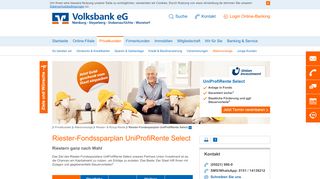 
                            10. Fonds-Sparplan UniProfiRente Select | Volksbank eG, Nienburg