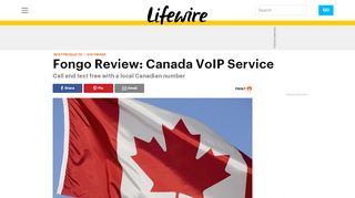 
                            8. Fongo Review: Canada VoIP Service - Lifewire