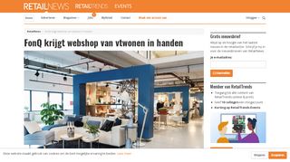 
                            13. FonQ krijgt webshop van vtwonen in handen - RetailNews.nl