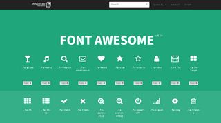 
                            10. Font Awesome v.4.7.0 | Bootstrap Cheat Sheets