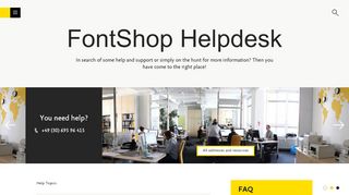 
                            5. FontShop | Helpdesk