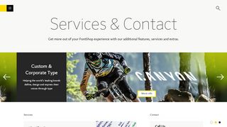 
                            7. FontShop | Services & Contact