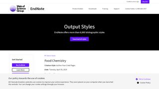 
                            10. Food Chemistry | EndNote