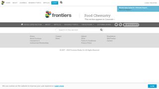 
                            8. Food Chemistry - Frontiers