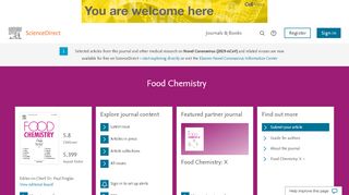 
                            2. Food Chemistry | ScienceDirect.com