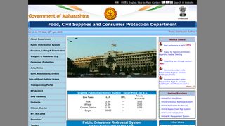 
                            3. Food, Civil Supplies and Consumer Protection Department