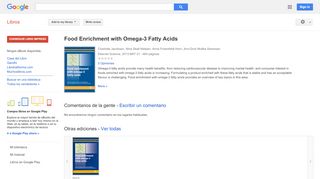 
                            8. Food Enrichment with Omega-3 Fatty Acids