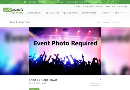
                            6. Food Ex Cape Town Official Tickets - Webtickets