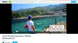 
                            12. Food People Episode 2 Nikola Markotanovic on Vimeo