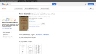 
                            7. Food Science: A Symposium on Quality & Preservation of Foods - Google Books-Ergebnisseite