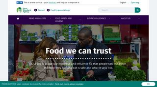 
                            9. Food Standards Agency: Homepage
