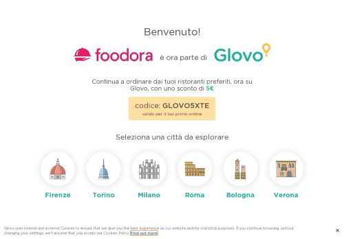 
                            1. Foodora.it - Glovo