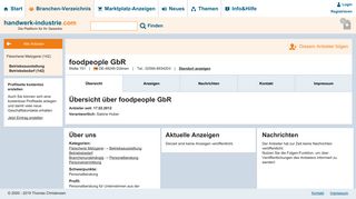 
                            4. foodpeople GbR - Personalberatung - Handwerk Industrie