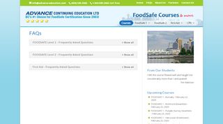 
                            8. FoodSafe Course & FoodSafe Exam FAQs