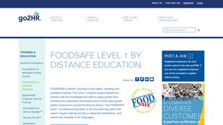 
                            5. FOODSAFE Level 1 by Distance Education | Tourism Training ...