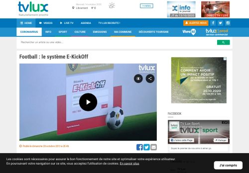 
                            5. Football : le système E-KickOff - TV Lux