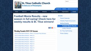 
                            7. Football Mania Results - Final Week Posted. Check here for weekly ...