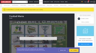 
                            9. Football Mania Slot Review & Bonus Codes - AskGamblers