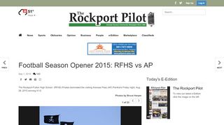 
                            13. Football Season Opener 2015: RFHS vs AP - The Rockport Pilot: Gallery