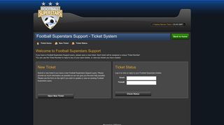 
                            9. Football Superstars :: Support Ticket System