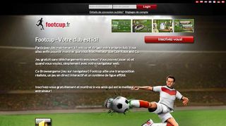
                            10. Footcup- Diriger votre équipe de foot en ligne!