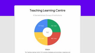 
                            10. For any queries contact Teaching Learning Centre, KRGI
